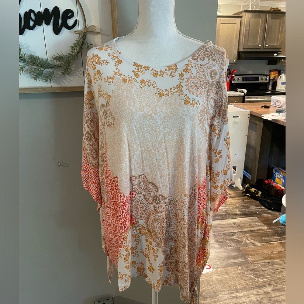 Croft and Barrow poncho top